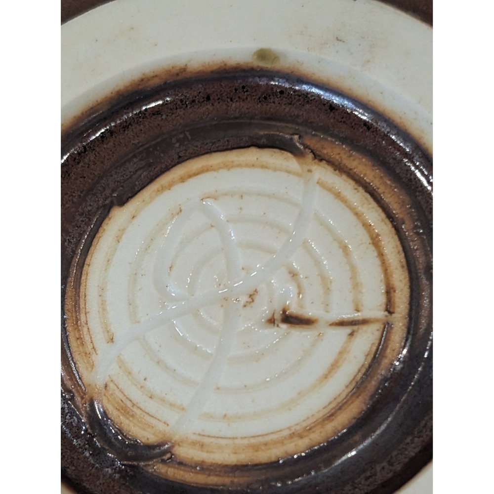 Artisan Pottery Mugs Pair Brown‎ Glazed Ceramic Coffee Tea Cups Handmade - Picture 7 of 9